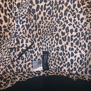 CHEETAH PRINT BLOUSE